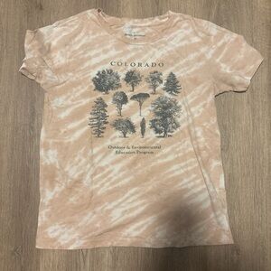 Colorado Outdoor Program Women's Tie-Dye Tee - Tan